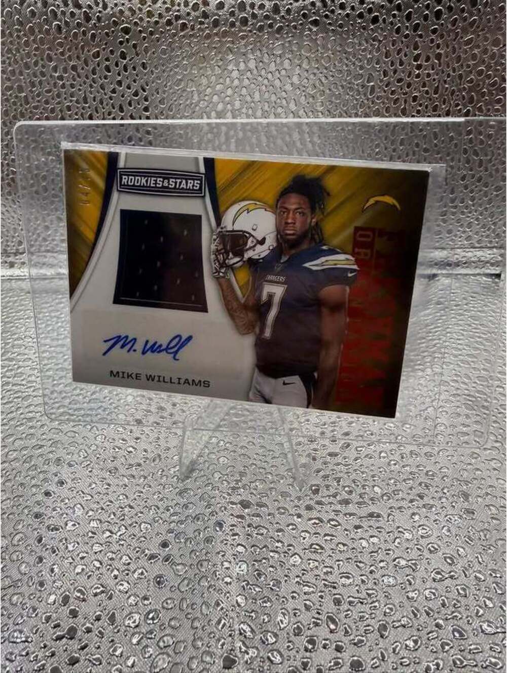 Mike Williams 2017 Rookies & Stars Rookie Patch Auto /75 RPA